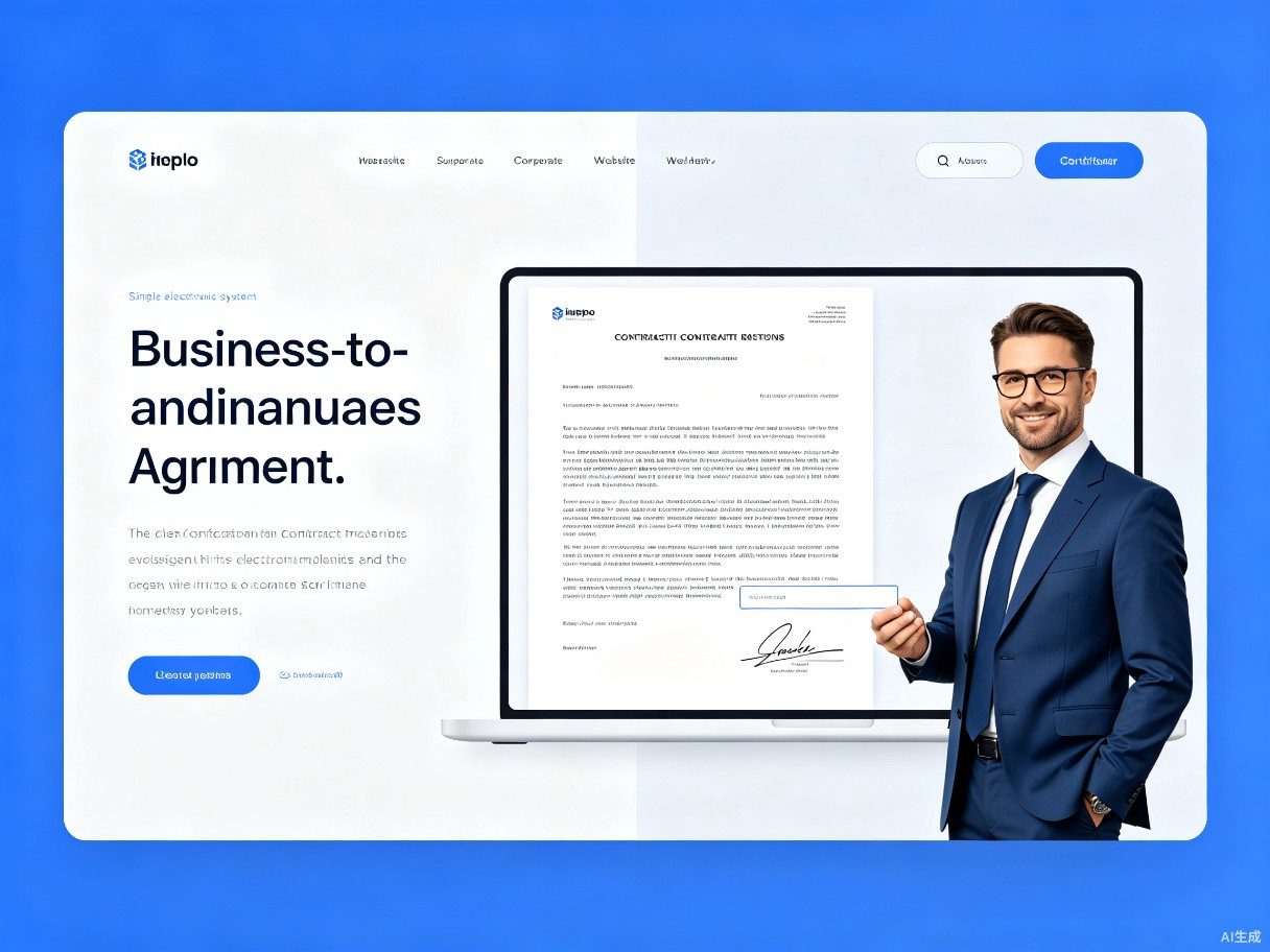 Online electronic contract 